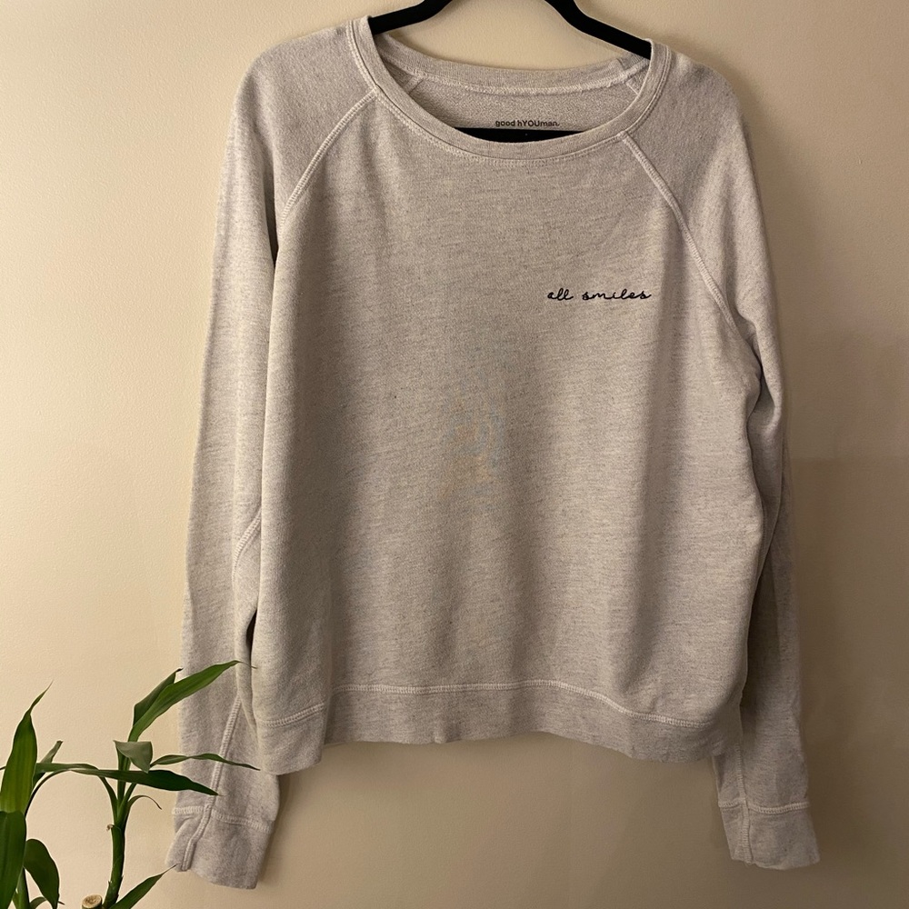good hYOUman crewneck sweatshirt